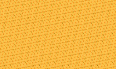 Elle çizilmiş kalpler ve küçük yıldız aksanları içeren, şakacı, kusursuz bir düzende tekrarlanan kalp deseni..