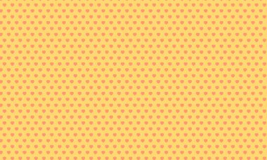 Elle çizilmiş kalpler ve küçük yıldız aksanları içeren, şakacı, kusursuz bir düzende tekrarlanan kalp deseni..