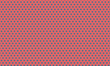 Elle çizilmiş kalpler ve küçük yıldız aksanları içeren, şakacı, kusursuz bir düzende tekrarlanan kalp deseni..