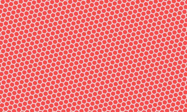 Düzenli geometrik yapıya sahip altıgen deseni tekrarlanıyor. Dijital arkaplan, tekstil ve modern tasarım projeleri için ideal..