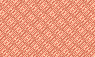 Geometrik ızgara düzeninde bağlı çokgen şekilleri içeren kusursuz altıgen deseni, arka plan ve modern görsel tasarım için ideal.