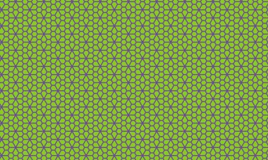 Geometrik ızgara düzeninde bağlı çokgen şekilleri içeren kusursuz altıgen deseni, arka plan ve modern görsel tasarım için ideal.