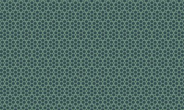 Temiz çizgiler ve geometrik simetri içeren iç içe geçmiş altıgen deseni, dijital arkaplan, iz ve grafik tasarımı için idealdir.
