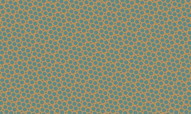 Temiz çizgiler ve geometrik simetri içeren iç içe geçmiş altıgen deseni, dijital arkaplan, iz ve grafik tasarımı için idealdir.