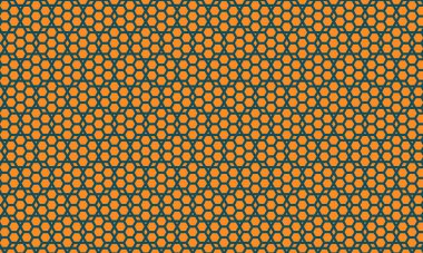 Temiz çizgiler ve geometrik simetri içeren iç içe geçmiş altıgen deseni, dijital arkaplan, iz ve grafik tasarımı için idealdir.