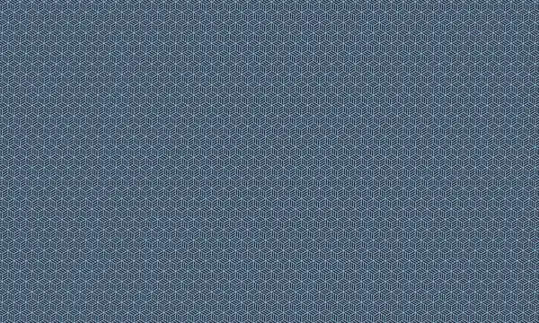 Kusursuz Japon deseni, tekstil, arkaplan ve grafik tasarımı için ideal doğrusal detay ile tekrarlayan geometrik küpleri sergiler.
