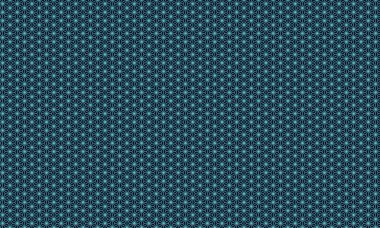 Geleneksel Asanoha deseni, tekrarlayan geometrik yıldız desenleri Japon tekstil tarzında..