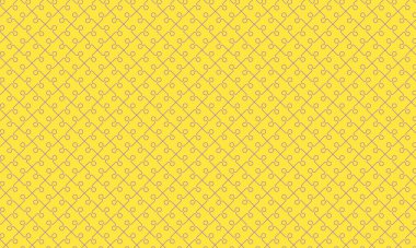 Temiz çizgiler ve birbirine kenetlenmiş şekillerle tekrarlanan yapboz deseni, arka planlar, oyunlar ve eğitim temaları için mükemmel.