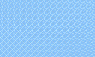 Temiz çizgiler ve birbirine kenetlenmiş şekillerle tekrarlanan yapboz deseni, arka planlar, oyunlar ve eğitim temaları için mükemmel.