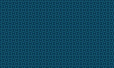 Temiz çizgiler ve birbirine kenetlenmiş şekillerle tekrarlanan yapboz deseni, arka planlar, oyunlar ve eğitim temaları için mükemmel.