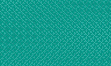 Temiz çizgiler ve birbirine kenetlenmiş şekillerle tekrarlanan yapboz deseni, arka planlar, oyunlar ve eğitim temaları için mükemmel.