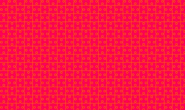 Temiz çizgiler ve birbirine kenetlenmiş şekillerle tekrarlanan yapboz deseni, arka planlar, oyunlar ve eğitim temaları için mükemmel.