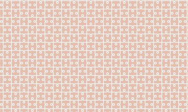 Temiz çizgiler ve birbirine kenetlenmiş şekillerle tekrarlanan yapboz deseni, arka planlar, oyunlar ve eğitim temaları için mükemmel.