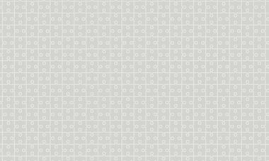 Temiz çizgiler ve birbirine kenetlenmiş şekillerle tekrarlanan yapboz deseni, arka planlar, oyunlar ve eğitim temaları için mükemmel.