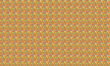 Katmanlı organik şekillere sahip yaprakların tekrarlanması dinamik bir düzen, kumaş, baskı ve yüzey tasarım projeleri için idealdir..