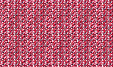 Katmanlı organik şekillere sahip yaprakların tekrarlanması dinamik bir düzen, kumaş, baskı ve yüzey tasarım projeleri için idealdir..