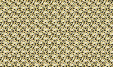 Katmanlı organik şekillere sahip yaprakların tekrarlanması dinamik bir düzen, kumaş, baskı ve yüzey tasarım projeleri için idealdir..