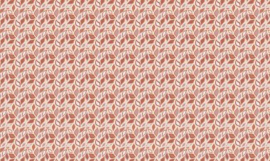 Katmanlı organik şekillere sahip yaprakların tekrarlanması dinamik bir düzen, kumaş, baskı ve yüzey tasarım projeleri için idealdir..