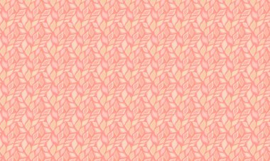 Katmanlı organik şekillere sahip yaprakların tekrarlanması dinamik bir düzen, kumaş, baskı ve yüzey tasarım projeleri için idealdir..