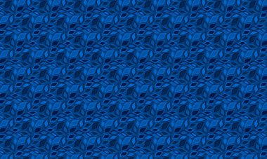 Katmanlı organik şekillere sahip yaprakların tekrarlanması dinamik bir düzen, kumaş, baskı ve yüzey tasarım projeleri için idealdir..