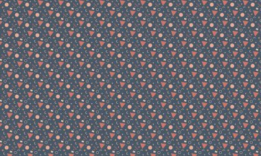 Memphis şablonunu eğlenceli geometrik elementler ve cesur soyut formlarla tekrarlamak, retro tasarım, tekstil ve yaratıcı arka planlar için idealdir..