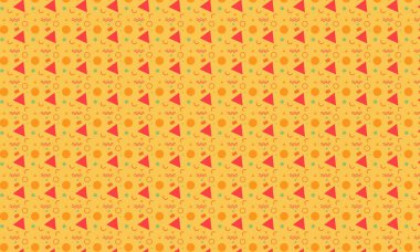 Memphis şablonunu eğlenceli geometrik elementler ve cesur soyut formlarla tekrarlamak, retro tasarım, tekstil ve yaratıcı arka planlar için idealdir..