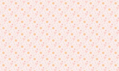 Memphis şablonunu eğlenceli geometrik elementler ve cesur soyut formlarla tekrarlamak, retro tasarım, tekstil ve yaratıcı arka planlar için idealdir..