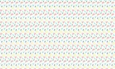 Memphis deseninin tekrarlanması soyut şekiller ve canlı, dinamik bir düzen, yaratıcı ve retro tasarım kullanımı için idealdir..