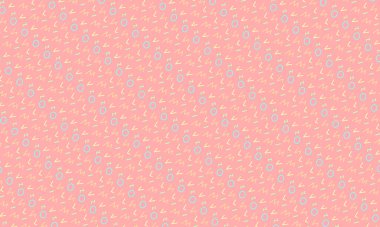 Memphis deseninin tekrarlanması soyut şekiller ve canlı, dinamik bir düzen, yaratıcı ve retro tasarım kullanımı için idealdir..