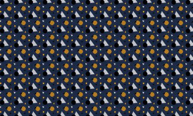 Tekrarlayan Memphis tasarımı dinamik çemberler, üçgenler ve noktalı dokular içerir. Yaratıcı arka planlar, tekstil ve retro stiller için idealdir..