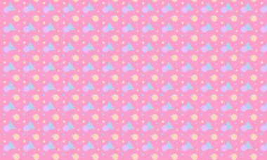 Tekrarlayan Memphis tasarımı dinamik çemberler, üçgenler ve noktalı dokular içerir. Yaratıcı arka planlar, tekstil ve retro stiller için idealdir..