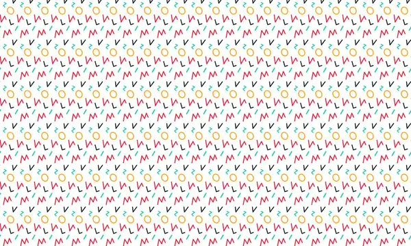 Memphis deseninin tekrarlanması soyut şekiller ve canlı, dinamik bir düzen, yaratıcı ve retro tasarım kullanımı için idealdir..