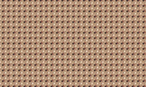 Tekrarlayan Memphis tasarımı dinamik çemberler, üçgenler ve noktalı dokular içerir. Yaratıcı arka planlar, tekstil ve retro stiller için idealdir..