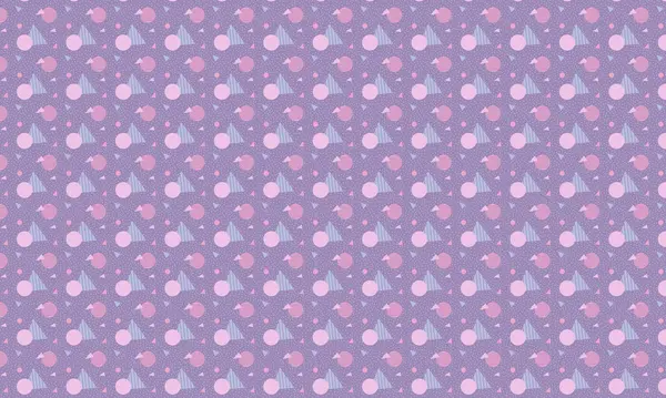 Tekrarlayan Memphis tasarımı dinamik çemberler, üçgenler ve noktalı dokular içerir. Yaratıcı arka planlar, tekstil ve retro stiller için idealdir..