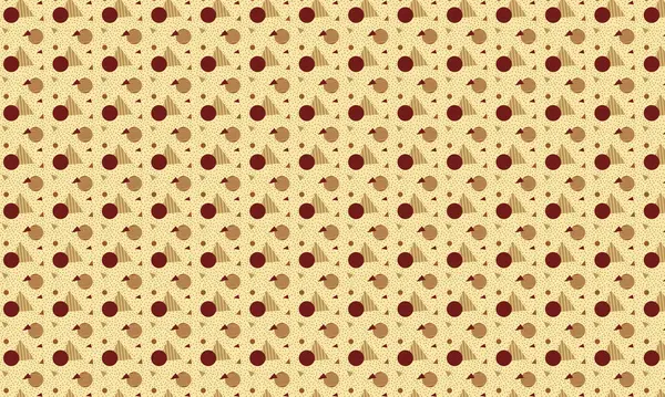 Tekrarlayan Memphis tasarımı dinamik çemberler, üçgenler ve noktalı dokular içerir. Yaratıcı arka planlar, tekstil ve retro stiller için idealdir..