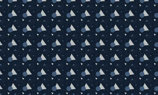 Tekrarlayan Memphis tasarımı dinamik çemberler, üçgenler ve noktalı dokular içerir. Yaratıcı arka planlar, tekstil ve retro stiller için idealdir..