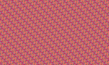 Soyut geometrik şekiller ve koyu arkaplanda retro tasarım tarzıyla Memphis deseni tekrarlanıyor.