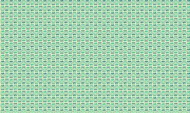 Soyut geometrik şekiller ve koyu arkaplanda retro tasarım tarzıyla Memphis deseni tekrarlanıyor.