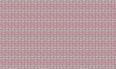 Soyut geometrik şekiller ve koyu arkaplanda retro tasarım tarzıyla Memphis deseni tekrarlanıyor.