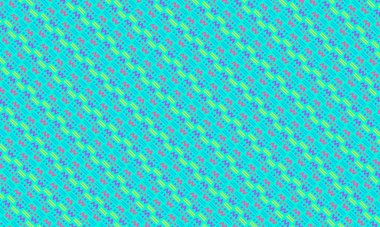 Soyut geometrik şekiller ve koyu arkaplanda retro tasarım tarzıyla Memphis deseni tekrarlanıyor.