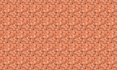 Karanlık bir arkaplanda dinamik geometrik şekiller, karalamalar ve şakacı sembollerle dolu soyut dikişsiz Memphis deseni.