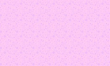 Karanlık bir arkaplanda dinamik geometrik şekiller, karalamalar ve şakacı sembollerle dolu soyut dikişsiz Memphis deseni.