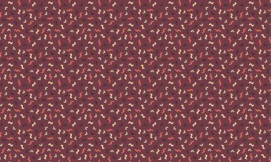 Soyut zikzak çizimleri ve köşeli şekiller içeren Memphis tarzı arka plan retro geometrik düzende tekrarlanıyor.