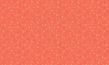 Soyut zikzak çizimleri ve köşeli şekiller içeren Memphis tarzı arka plan retro geometrik düzende tekrarlanıyor.