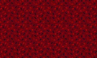 Soyut zikzak çizimleri ve köşeli şekiller içeren Memphis tarzı arka plan retro geometrik düzende tekrarlanıyor.