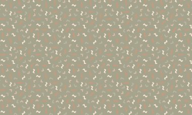 Soyut zikzak çizimleri ve köşeli şekiller içeren Memphis tarzı arka plan retro geometrik düzende tekrarlanıyor.