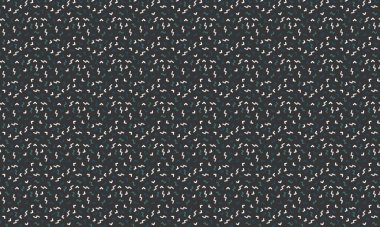 Soyut zikzak çizimleri ve köşeli şekiller içeren Memphis tarzı arka plan retro geometrik düzende tekrarlanıyor.