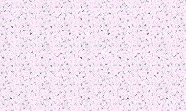 Soyut zikzak çizimleri ve köşeli şekiller içeren Memphis tarzı arka plan retro geometrik düzende tekrarlanıyor.