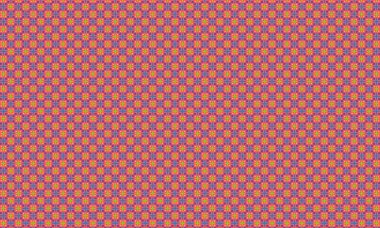 Cesur haç ve elmas motiflerini geometrik ızgara düzeninde sıralayan soyut yeni tip dikişsiz desen.