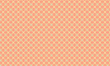 Cesur haç ve elmas motiflerini geometrik ızgara düzeninde sıralayan soyut yeni tip dikişsiz desen.